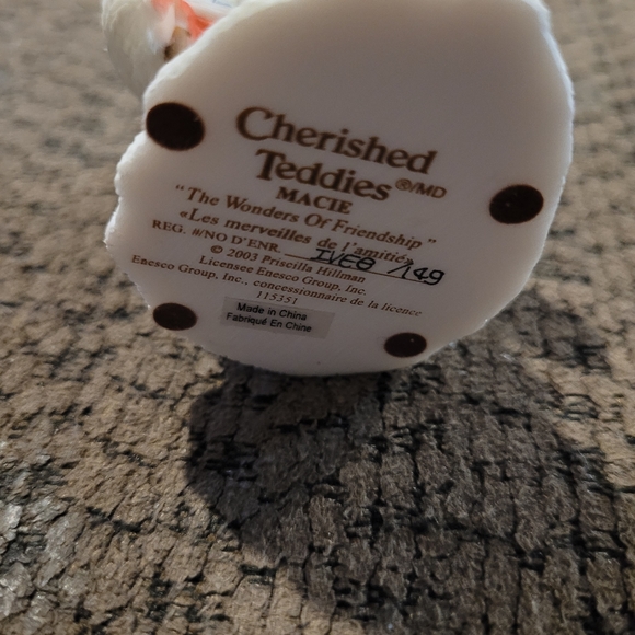 MACIE  Cherished Teddies - Picture 2 of 3